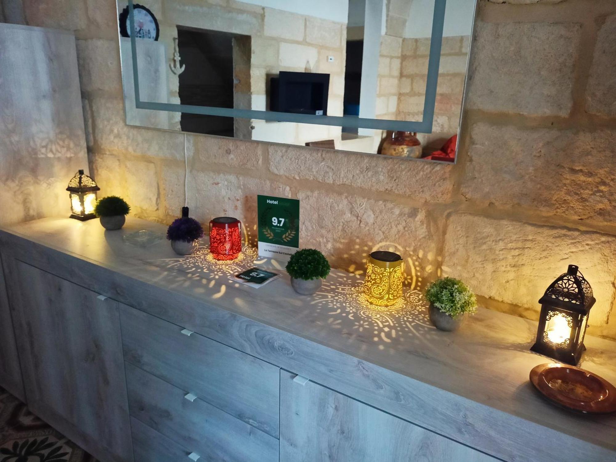 Apartament La Terrazza Sul Castello Palmariggi Zewnętrze zdjęcie